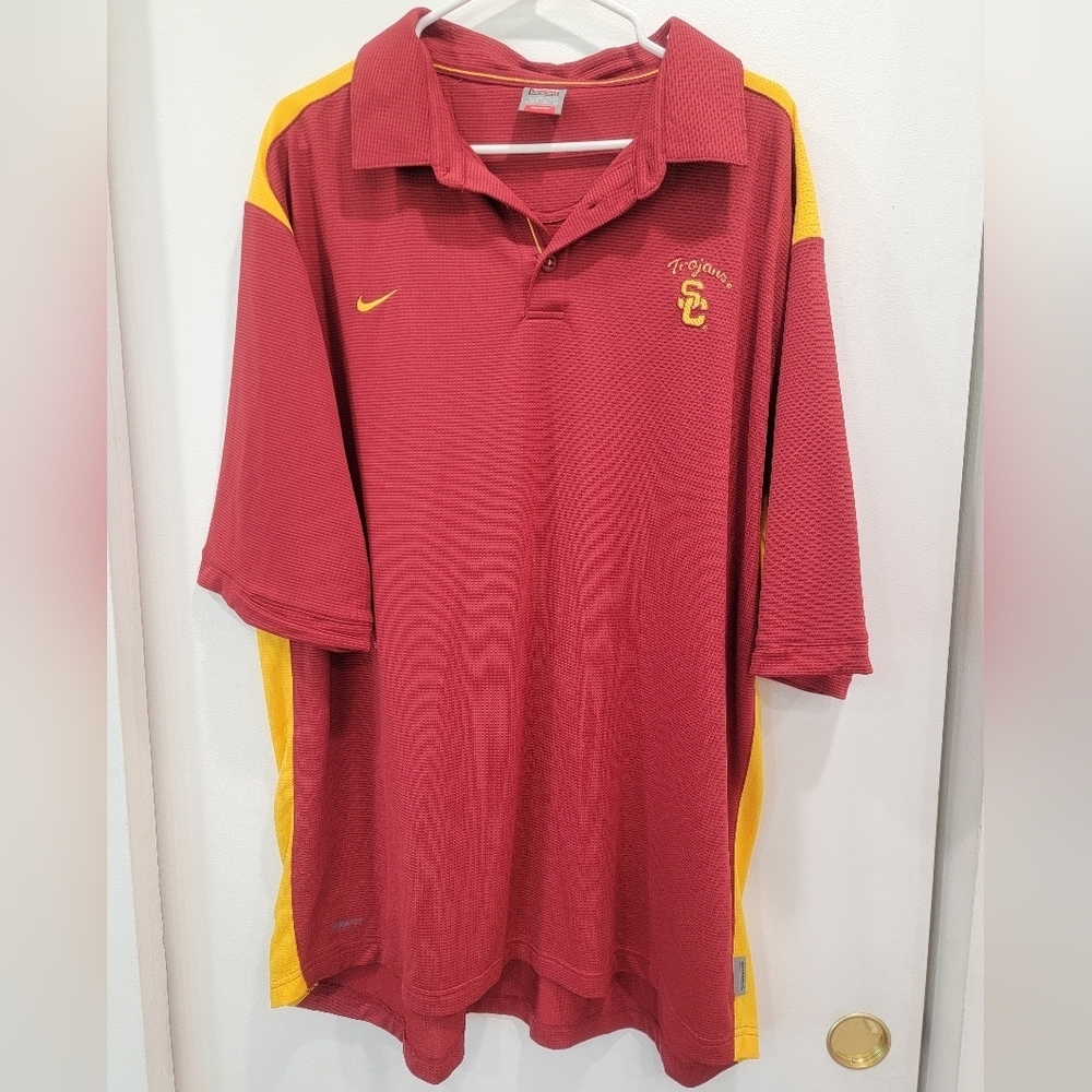 USC University of So. California TROJANS POLO Shirt Nike 2XL